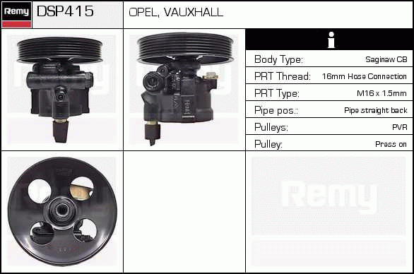 DELCO REMY DSP415 Hydraulic...