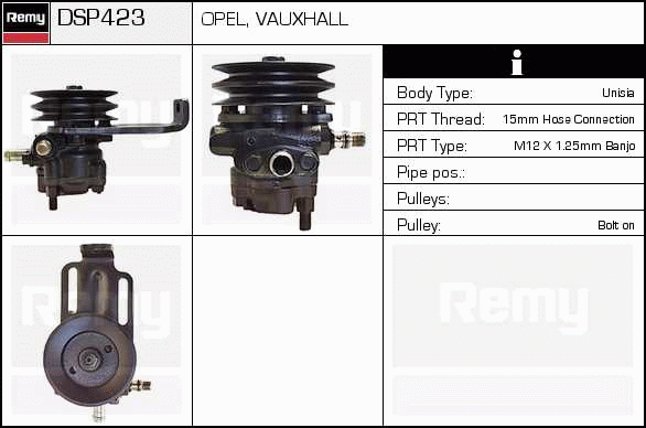 DELCO REMY DSP423 Hydraulic...