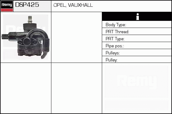 DELCO REMY DSP425 Hydraulic...