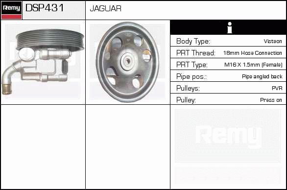 DELCO REMY DSP431 Hydraulic...