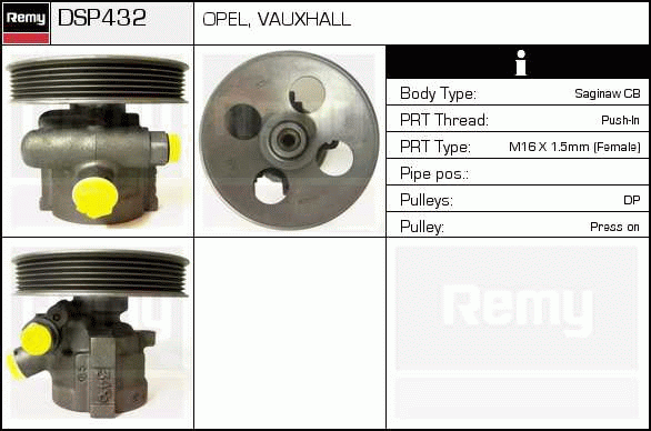 DELCO REMY DSP432 Hydraulic...