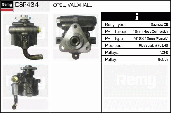 DELCO REMY DSP434 Hydraulic...