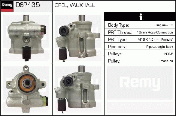 DELCO REMY DSP435 Hydraulic...