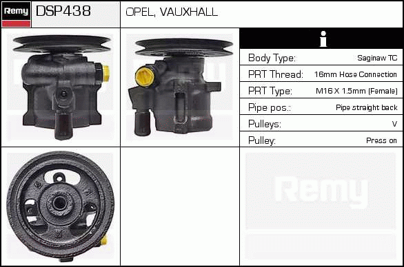 DELCO REMY DSP438 Hydraulic...