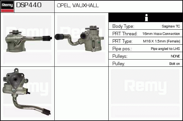 DELCO REMY DSP440 Hydraulic...