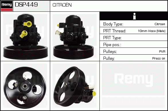 DELCO REMY DSP449 Hydraulic...