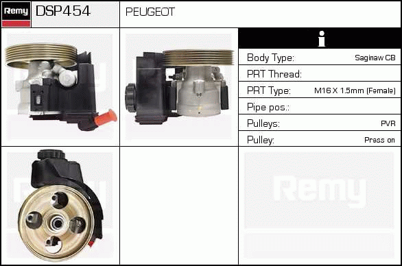 DELCO REMY DSP454 Hydraulic...