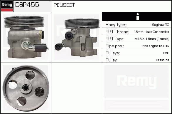 DELCO REMY DSP455 Hydraulic...