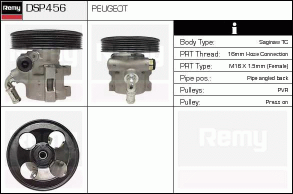 DELCO REMY DSP456 Hydraulic...