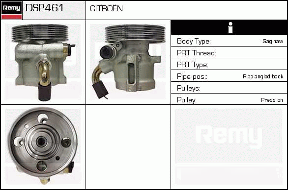 DELCO REMY DSP461 Hydraulic...