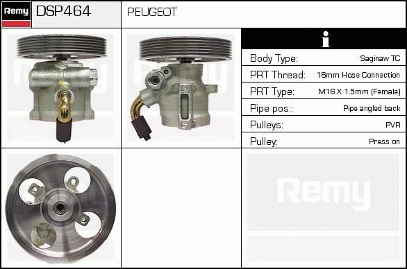 DELCO REMY DSP464 Hydraulic...