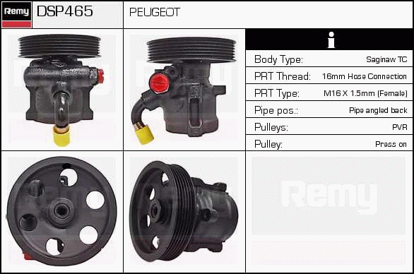 DELCO REMY DSP465 Hydraulic...