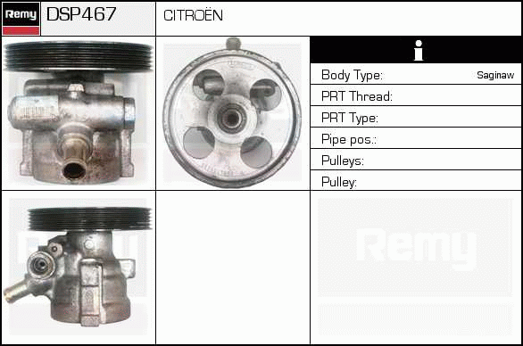 DELCO REMY DSP467 Hydraulic...