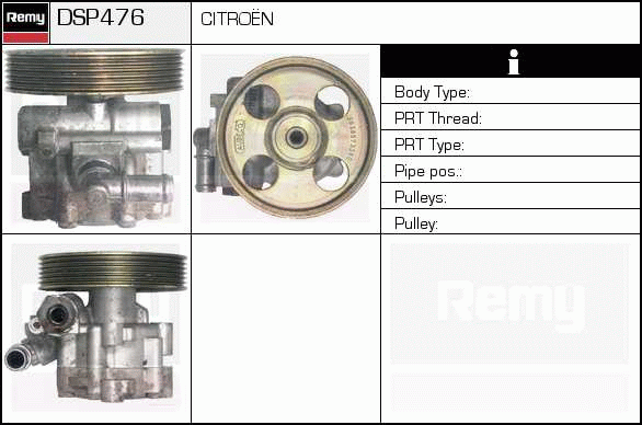 DELCO REMY DSP476 Hydraulic...