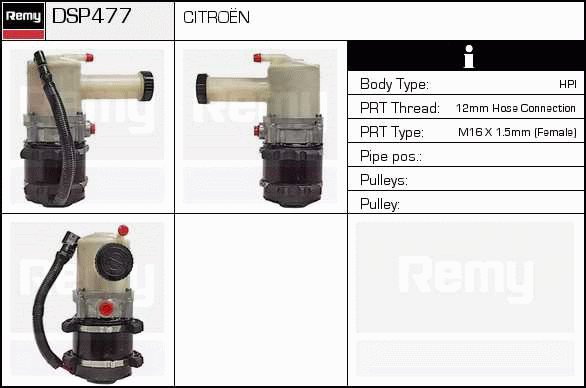 DELCO REMY DSP477 Hydraulic...