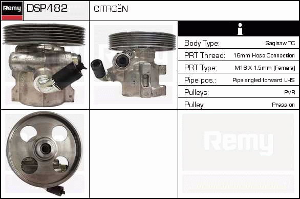 DELCO REMY DSP482 Hydraulic...