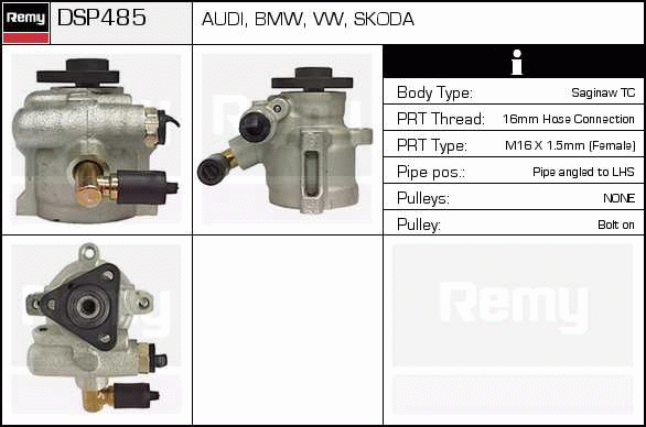 DELCO REMY DSP485 Hydraulic...