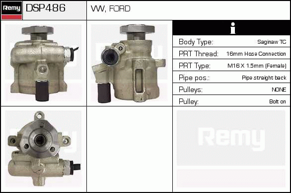 DELCO REMY DSP486 Hydraulic...