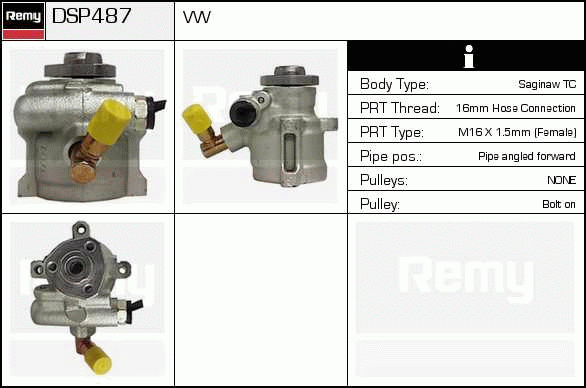 DELCO REMY DSP487 Hydraulic...