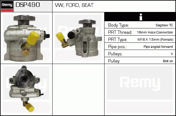 DELCO REMY DSP490 Hydraulic...