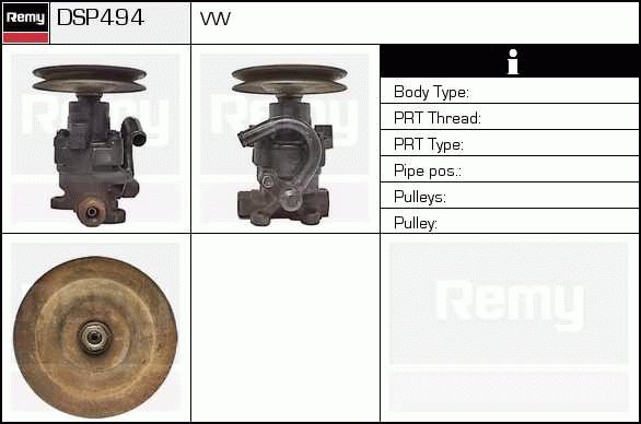 DELCO REMY DSP494 Hydraulic...