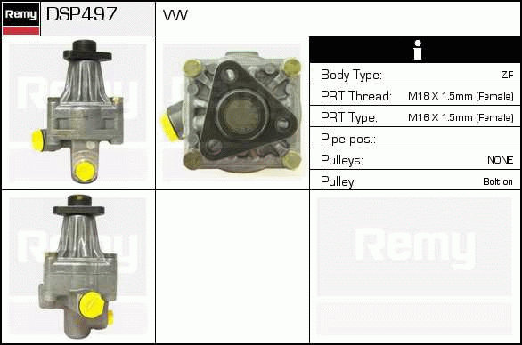 DELCO REMY DSP497 Hydraulic...