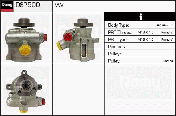 DELCO REMY DSP500 Hydraulic...