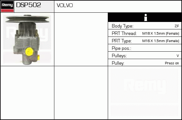 DELCO REMY DSP502 Hydraulic...