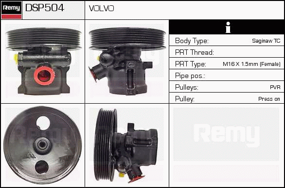 DELCO REMY DSP504 Hydraulic...