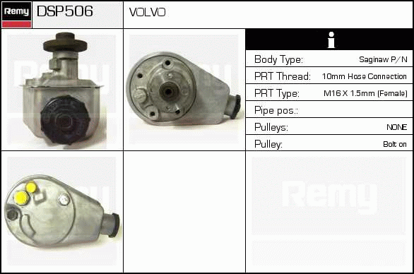 DELCO REMY DSP506 Hydraulic...