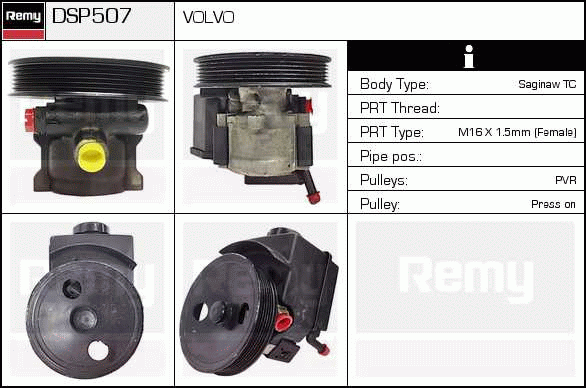 DELCO REMY DSP507 Hydraulic...