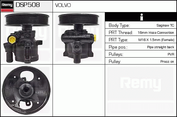 DELCO REMY DSP508 Hydraulic...