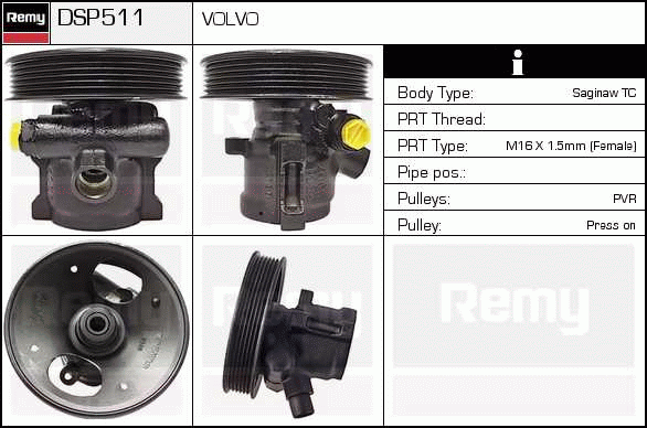 DELCO REMY DSP511 Hydraulic...