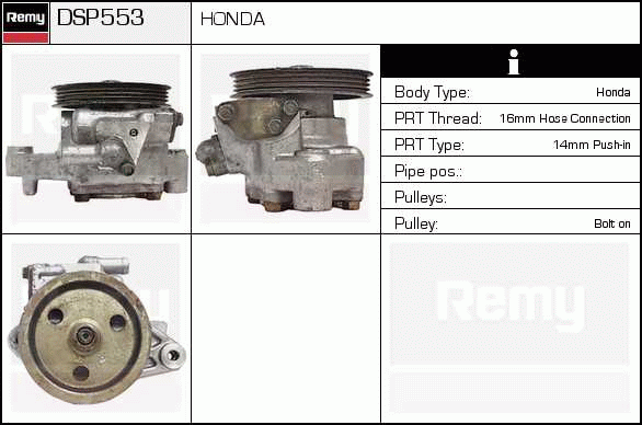 DELCO REMY DSP553 Hydraulic...