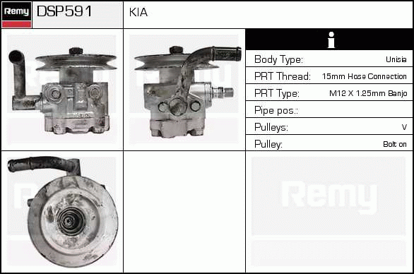 DELCO REMY DSP591 Hydraulic...