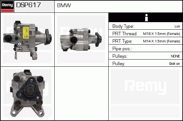 DELCO REMY DSP617 Hydraulic...