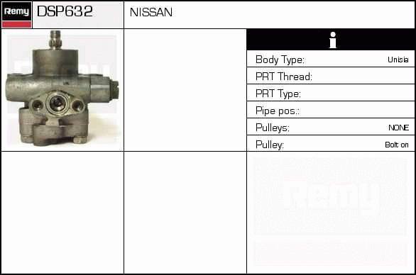 DELCO REMY DSP632 Hydraulic...