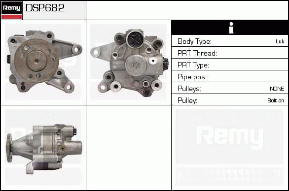 DELCO REMY DSP682 Hydraulic...