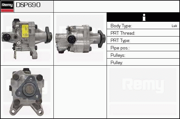 DELCO REMY DSP690 Hydraulic...