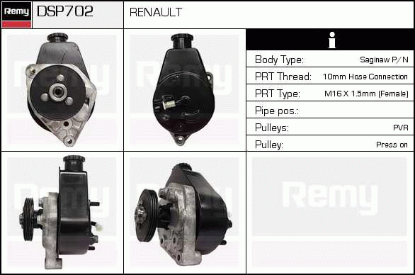 DELCO REMY DSP702 Hydraulic...