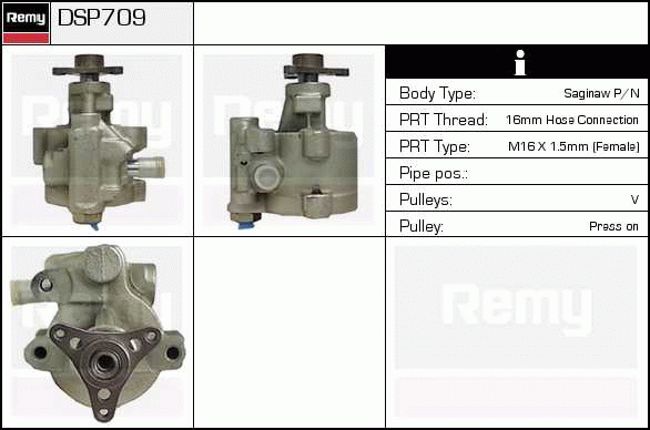 DELCO REMY DSP709 Hydraulic...