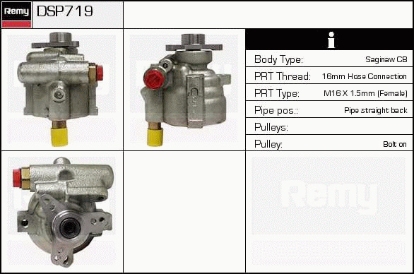 DELCO REMY DSP719 Hydraulic...