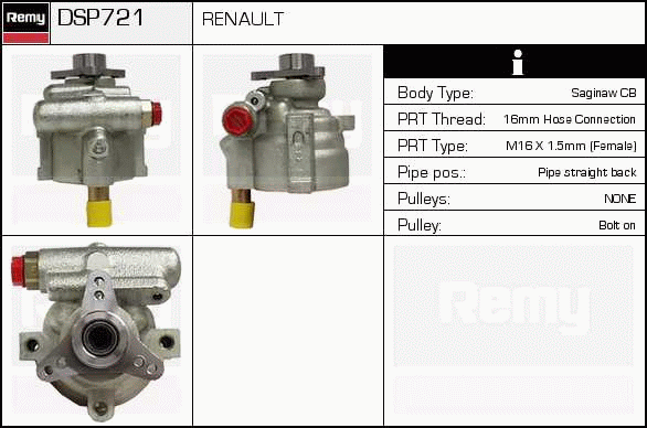 DELCO REMY DSP721 Hydraulic...