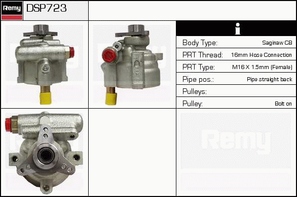 DELCO REMY DSP723 Hydraulic...