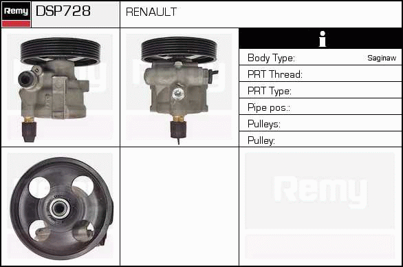 DELCO REMY DSP728 Hydraulic...