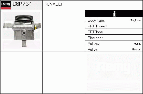 DELCO REMY DSP731 Hydraulic...