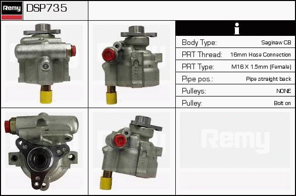 DELCO REMY DSP735 Hydraulic...