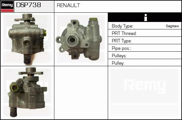 DELCO REMY DSP738 Hydraulic...