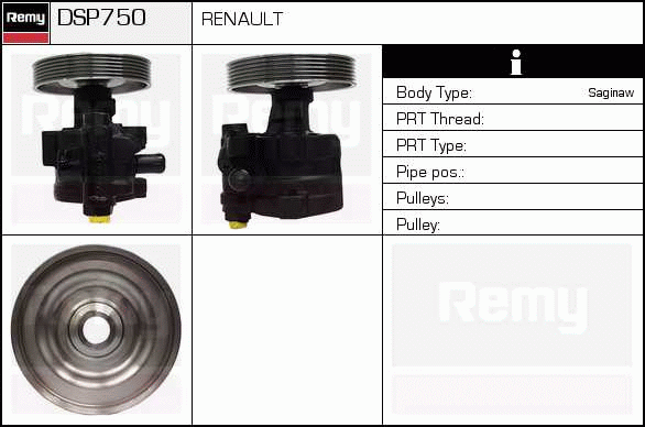 DELCO REMY DSP750 Hydraulic...