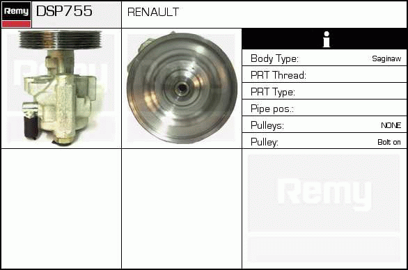 DELCO REMY DSP755 Hydraulic...